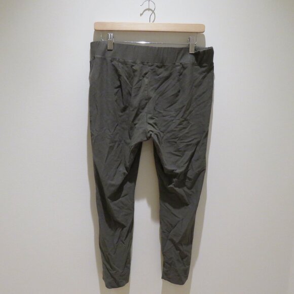 EILEEN FISHER System Washable Stretch Crepe Slim Ankle Pant in Rye Minimalist - Picture 8 of 13